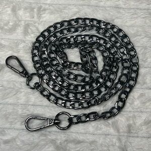 Chain Strap suitable for Wallet-on-Chain/Crossbody bag in Gunmetal 47”